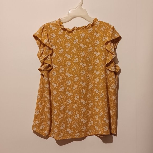 MUSTARD FLORAL - Picture 3 of 3